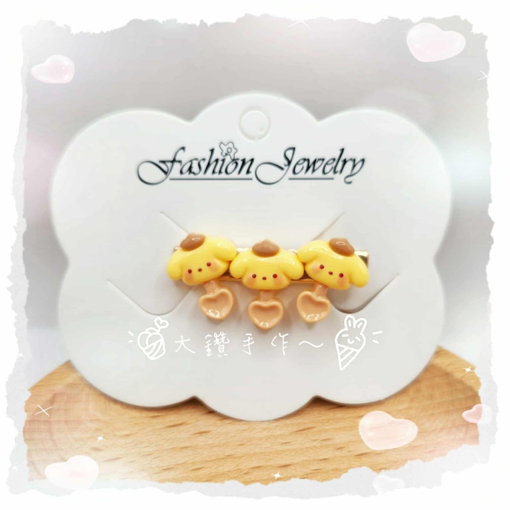 💎大鑽💎可愛卡通髮夾 三麗鷗造型髮夾 美樂蒂酷洛米大耳狗KT貓布丁狗帕恰狗髮夾 兒童髮飾 髮夾 大鑽手作～SC-規格圖2