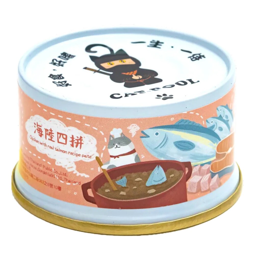 【旺生活】CAT-POOL 貓侍 成貓食譜主食罐 85g 貓咪罐頭 主食罐 貓主食罐 貓罐頭-規格圖10