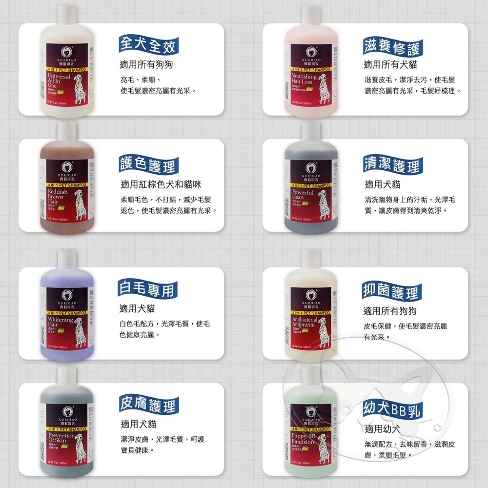 【旺生活】美國 XUEDIAO 雪貂留香 雪貂洗毛精  貂油 寵物洗毛精 持久留香 美白毛 抑菌-細節圖5