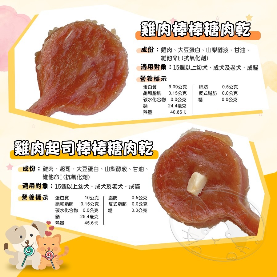 【WangLife】串燒棒棒糖 狗狗寵物零食肉乾 雞肉棒棒糖 寵物零食 雞肉零食 犬零食 狗零食 貓零食 寵物棒棒糖-細節圖6