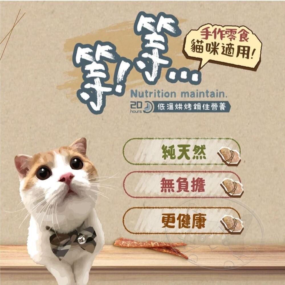 【旺生活】Wait 等等丨手撕貓零食系列丨貓咪零食丨50g 寵物肉條 貓肉條 貓零食-細節圖3