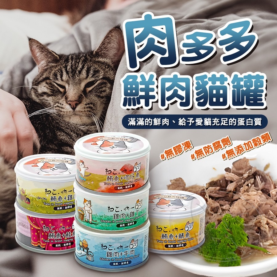 【WangLife】吶一口 肉多多鮮肉貓罐 70G 貓餐罐 貓咪鮮肉罐 貓主食罐 貓罐 肉多多 鮮肉貓罐-細節圖3