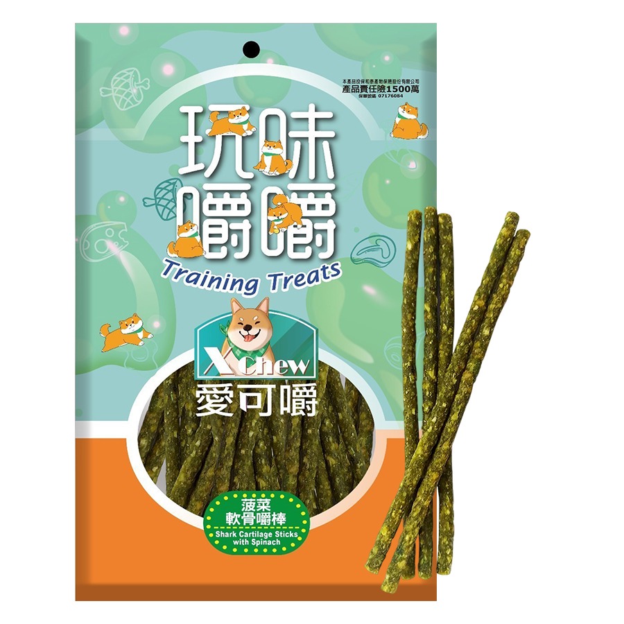 菠菜軟骨嚼棒 150g