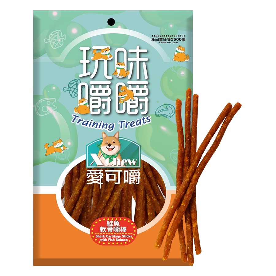 【旺生活】X Chew 愛可嚼 玩味嚼嚼 犬用軟骨嚼棒 原肉零食 寵物零食 狗狗零食 獎勵點心 狗嚼棒-規格圖8