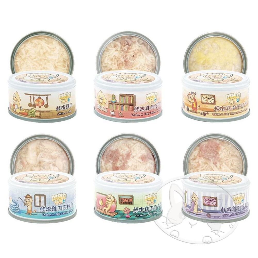 【旺生活】DANLO 丹露 鮮肉無穀狗罐 6種口味 80g／罐 犬罐 狗罐頭 罐頭 寵物罐頭-細節圖2