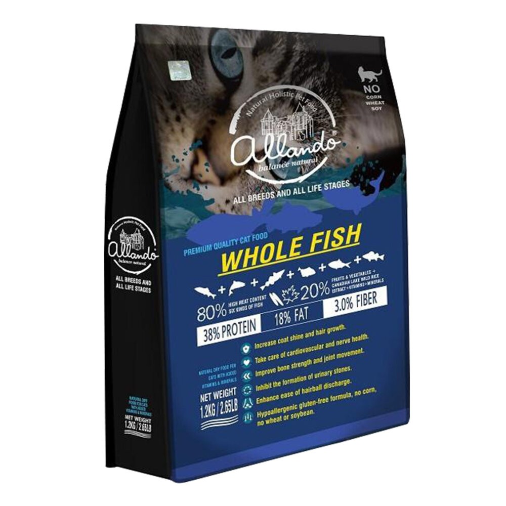 【旺生活】Allando奧藍多天然無穀貓糧︱全系列400g~6.8KG︱貓飼料 無穀低敏配方-規格圖7