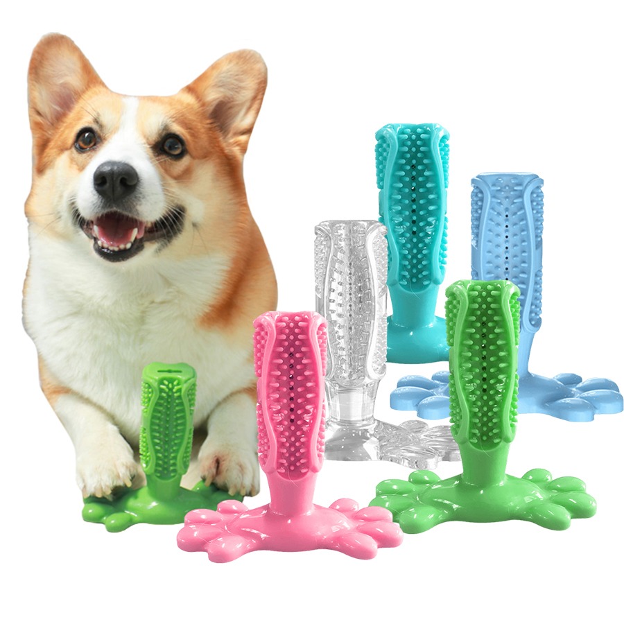 【WangLife】Dog toothbrush 狗狗磨牙棒 寵物潔牙棒 磨牙棒 矽膠磨牙 寵物磨牙刷-細節圖2