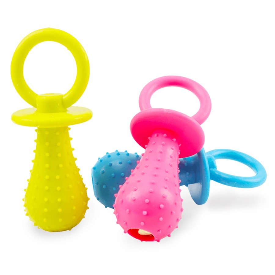 【WangLife】TPR 奶嘴玩具 (糖果色系) 寵物玩具 寵物奶嘴 磨牙玩具 磨牙奶嘴-細節圖2