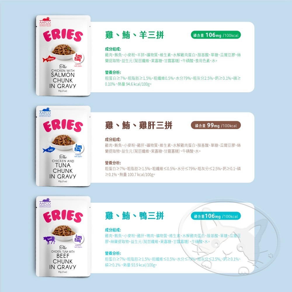 【WangLife】伊瑞思 益生元主食餐包 寵物餐包 貓咪餐包 主食餐包 益生元 貓主食-細節圖10