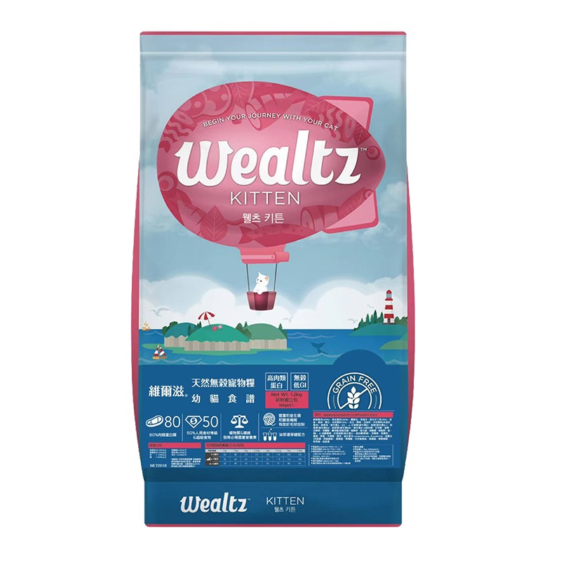 【WangLife】Wealtz 維爾滋 全系列∣1.2KG / 2.1KG / 6KG∣ 天然無穀貓飼料 韓國-規格圖3