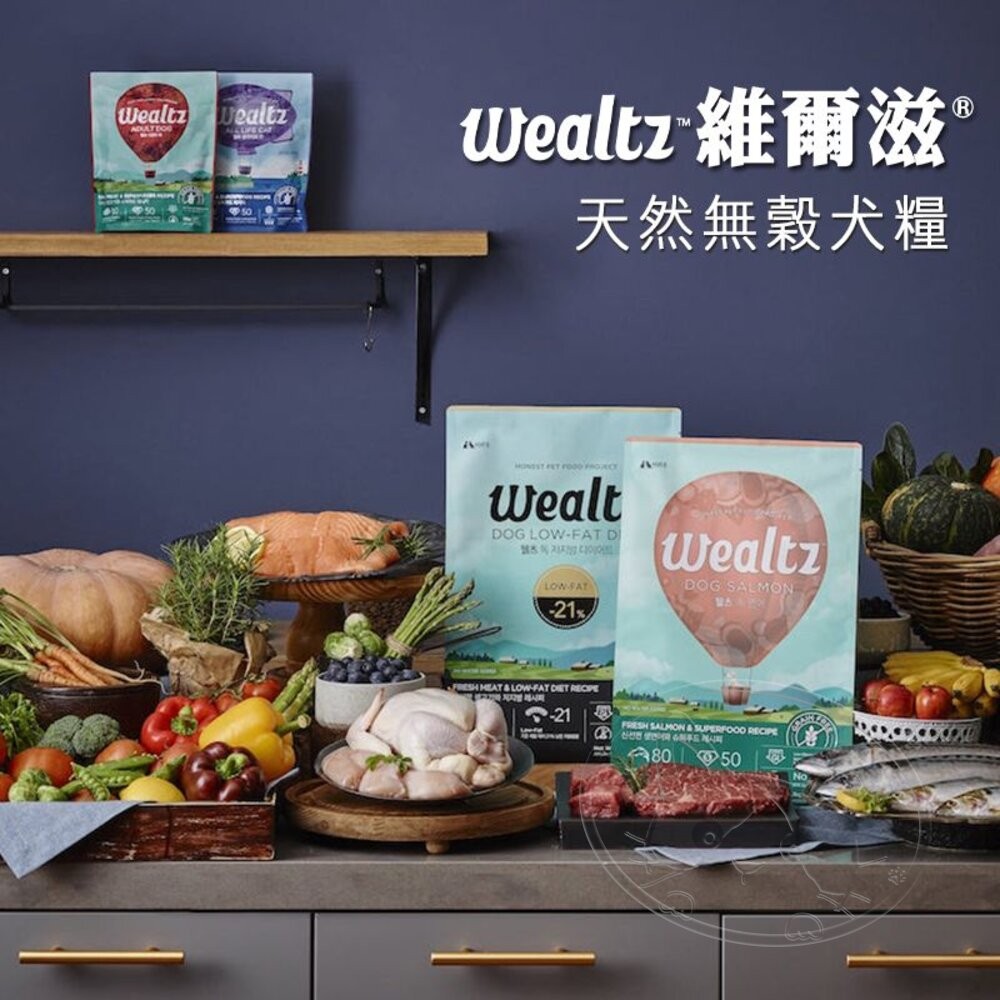 【旺生活】Wealtz 維爾滋 天然無穀全系列 狗飼料 300g/1.2KG/2.1KG/6KG-細節圖5