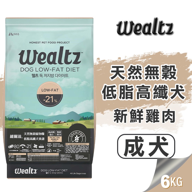 【WangLife】Wealtz 維爾滋 全系列∣1.2KG / 2.1KG / 6KG∣ 天然無穀狗飼料 韓國-規格圖11