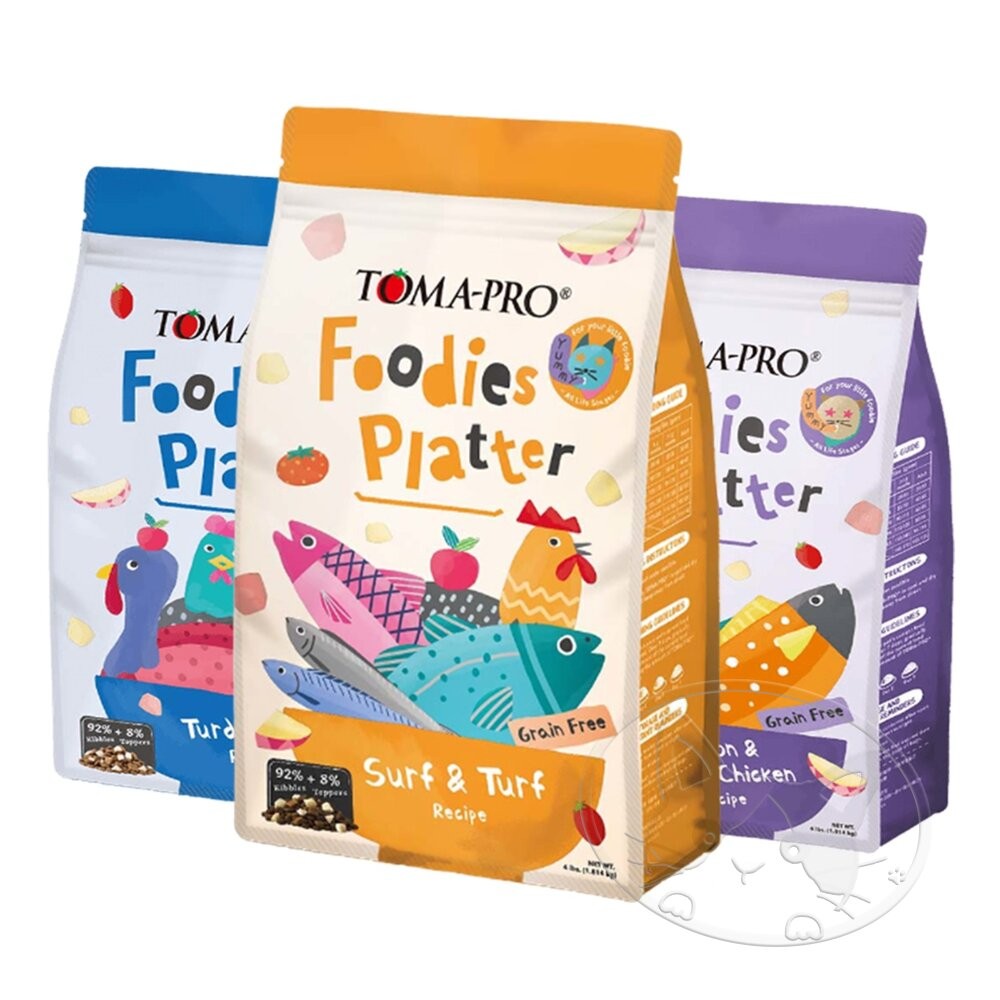 【旺生活】優格 TOMA-PRO 吃貨拼盤 貓糧 貓飼料 乾糧凍乾拼盤 毛孩主食 乾飼料 寵物飼料-細節圖2