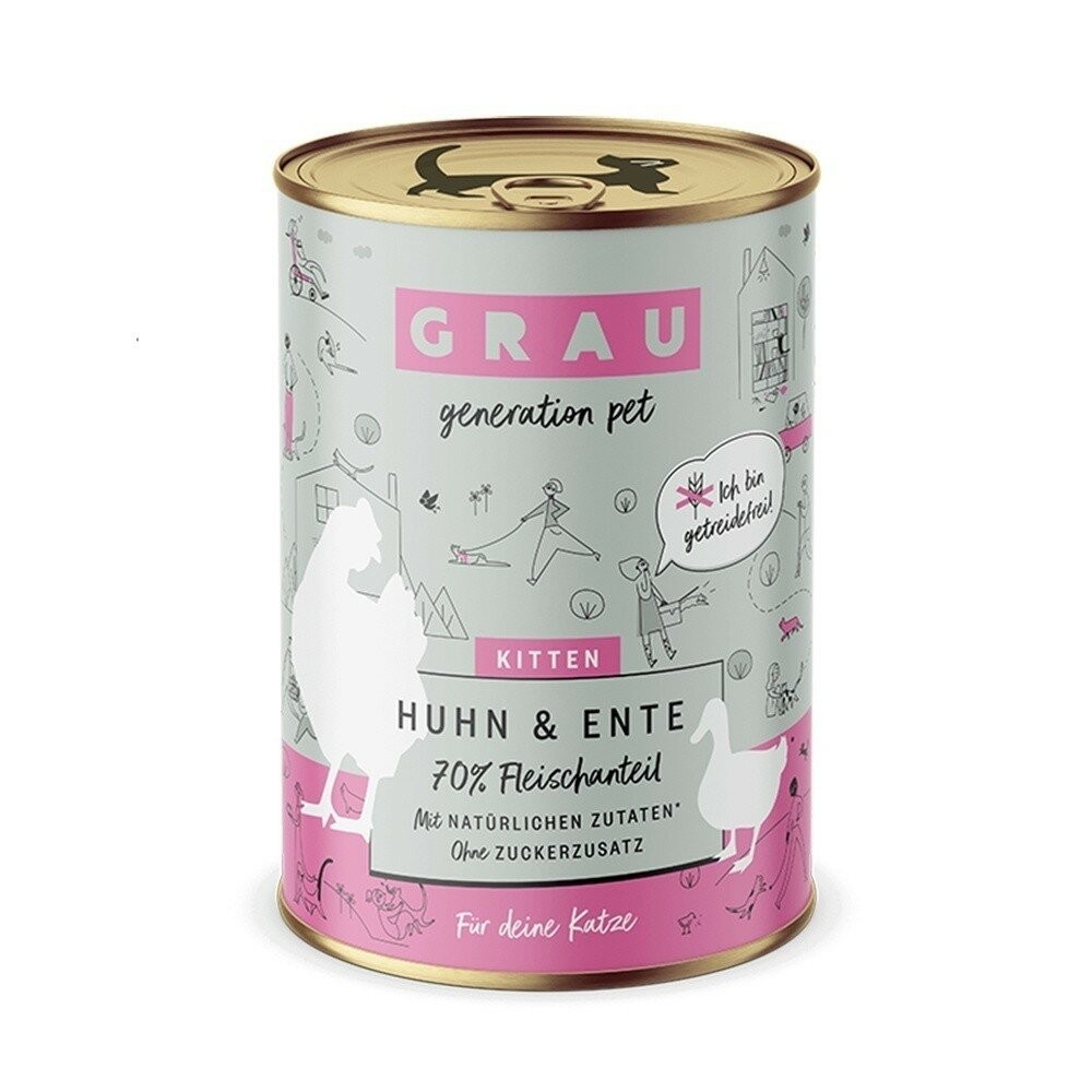 【旺生活】GRAU灰樂-經典主食貓罐 200G/400G 寵物罐頭 貓主食罐 經典主食 貓罐 德罐-規格圖9