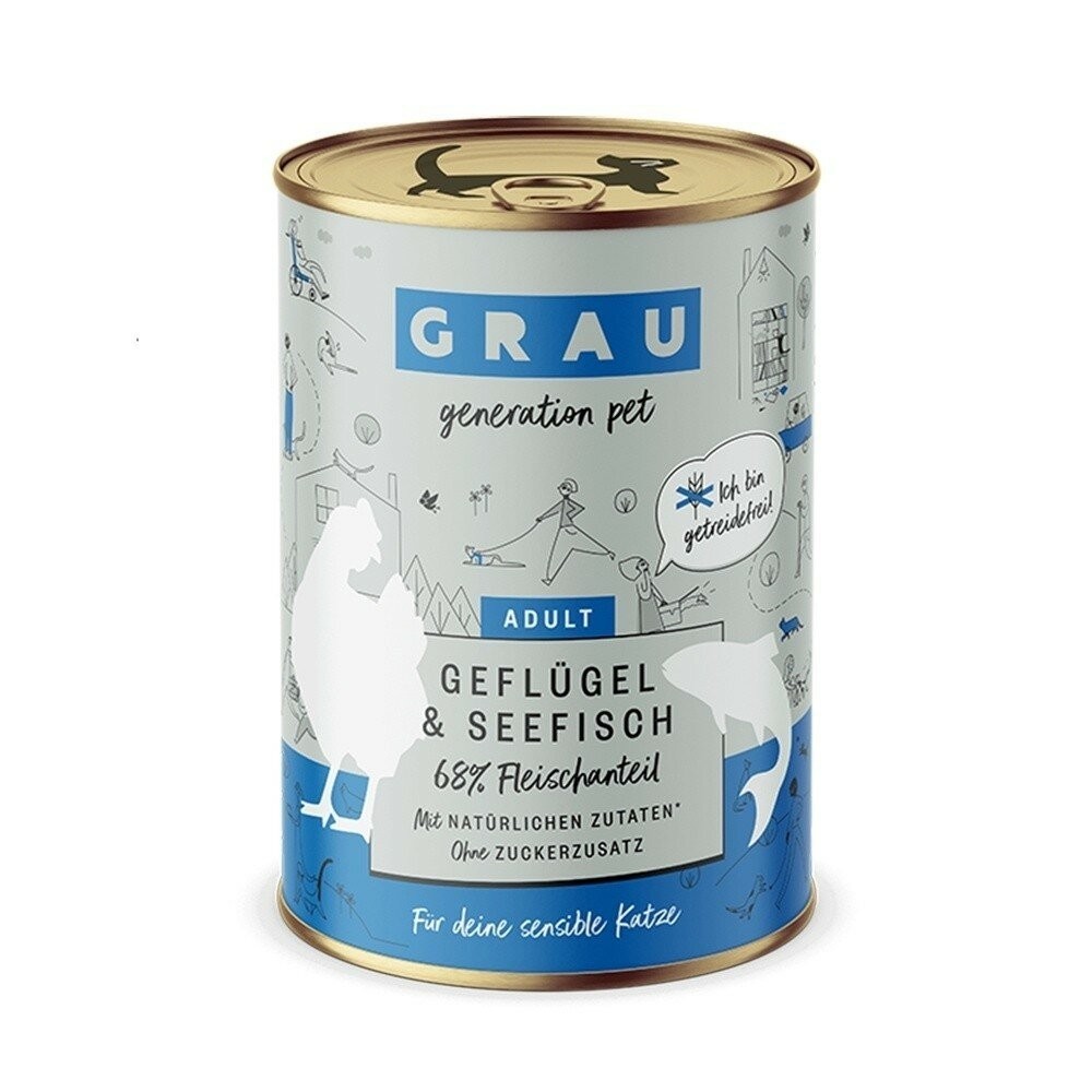 【旺生活】GRAU灰樂-經典主食貓罐 200G/400G 寵物罐頭 貓主食罐 經典主食 貓罐 德罐-規格圖9