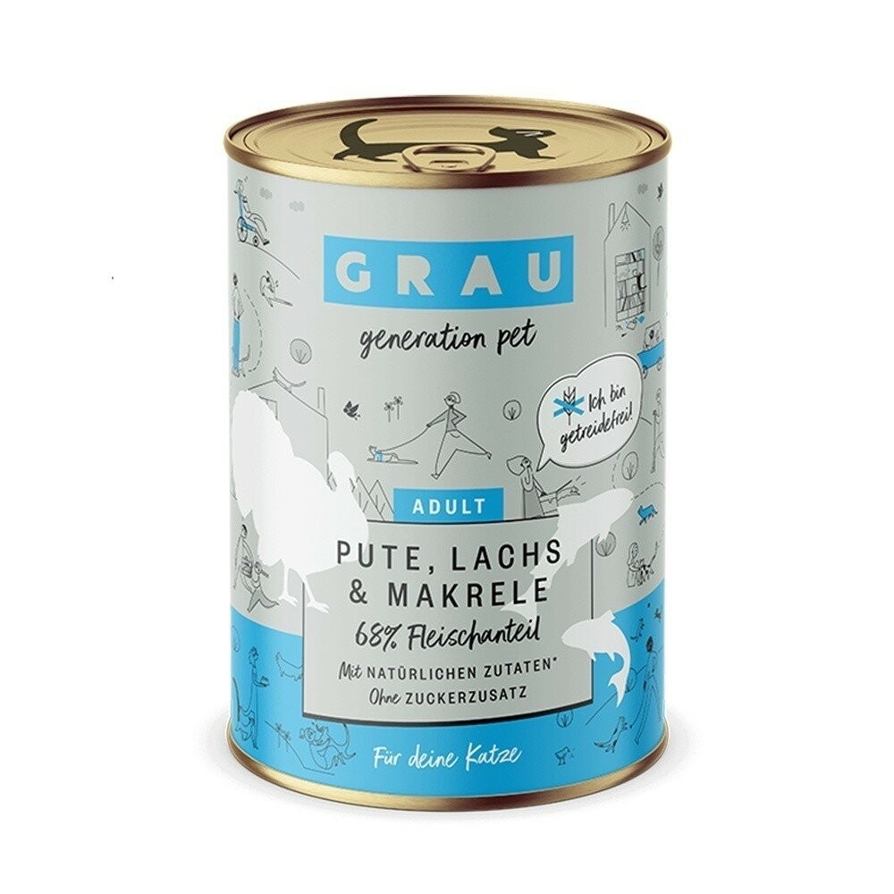 【旺生活】GRAU灰樂-經典主食貓罐 200G/400G 寵物罐頭 貓主食罐 經典主食 貓罐 德罐-規格圖9