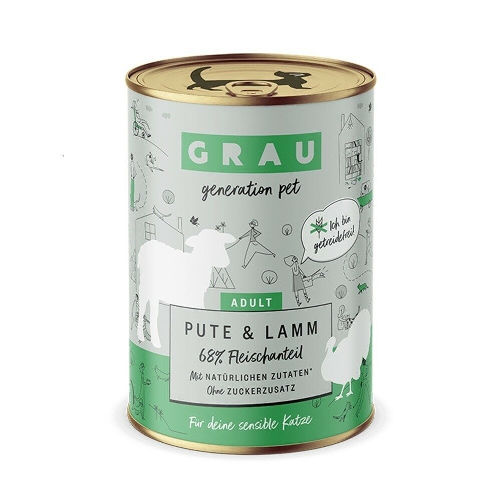 【旺生活】GRAU灰樂-經典主食貓罐 200G/400G 寵物罐頭 貓主食罐 經典主食 貓罐 德罐-規格圖9