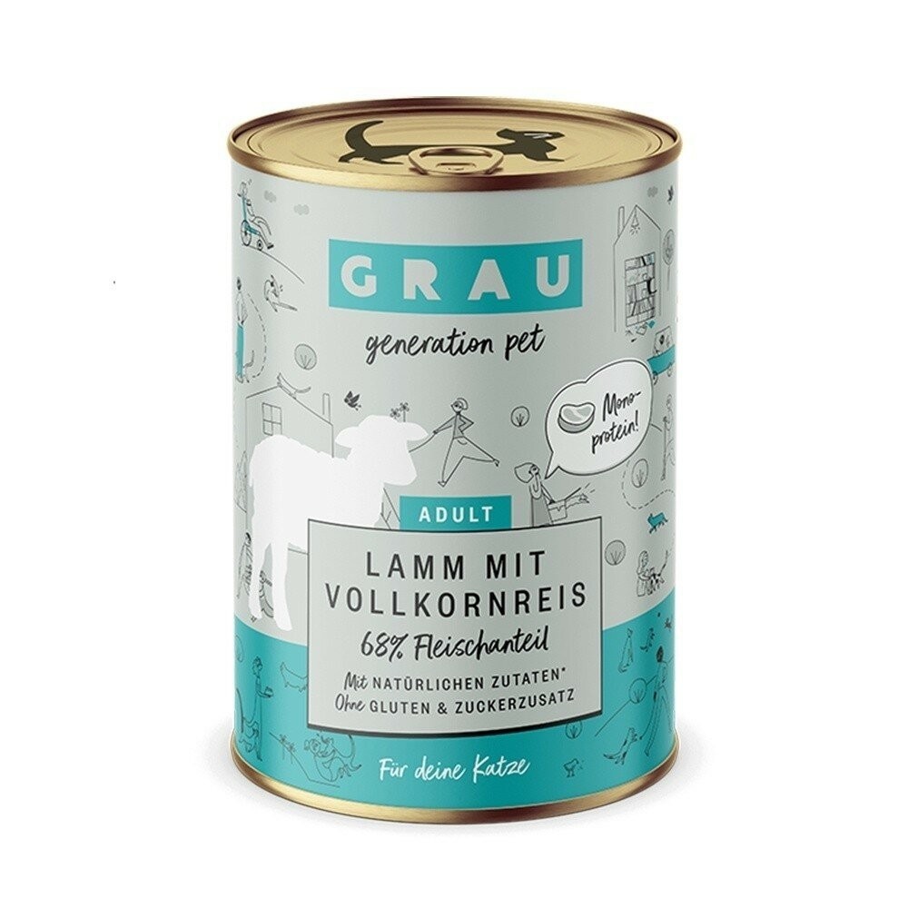 【旺生活】GRAU灰樂-經典主食貓罐 200G/400G 寵物罐頭 貓主食罐 經典主食 貓罐 德罐-規格圖9