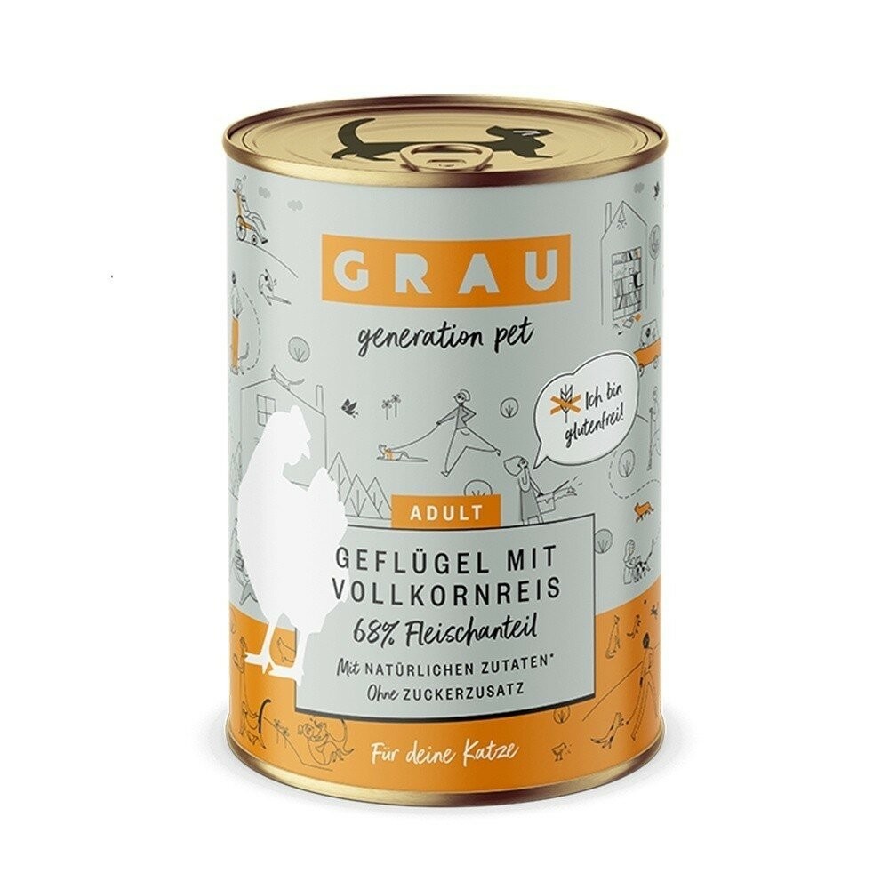 【旺生活】GRAU灰樂-經典主食貓罐 200G/400G 寵物罐頭 貓主食罐 經典主食 貓罐 德罐-規格圖9