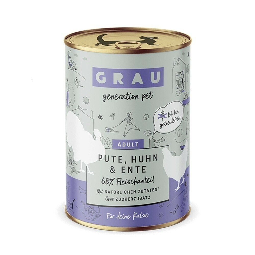 【旺生活】GRAU灰樂-經典主食貓罐 200G/400G 寵物罐頭 貓主食罐 經典主食 貓罐 德罐-規格圖9