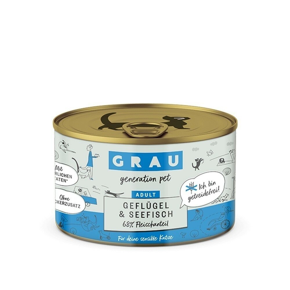 【旺生活】GRAU灰樂-經典主食貓罐 200G/400G 寵物罐頭 貓主食罐 經典主食 貓罐 德罐-規格圖9