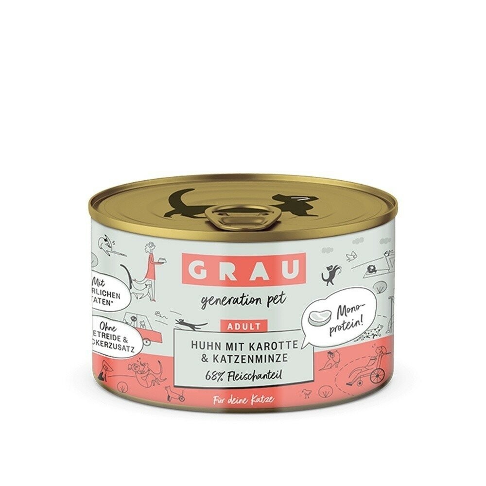 【旺生活】GRAU灰樂-經典主食貓罐 200G/400G 寵物罐頭 貓主食罐 經典主食 貓罐 德罐-規格圖9