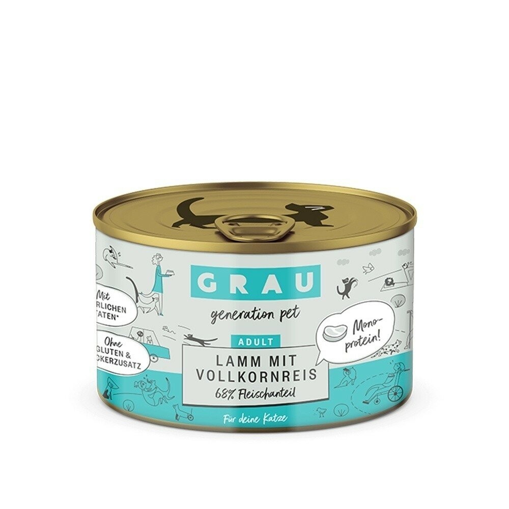 【旺生活】GRAU灰樂-經典主食貓罐 200G/400G 寵物罐頭 貓主食罐 經典主食 貓罐 德罐-規格圖9