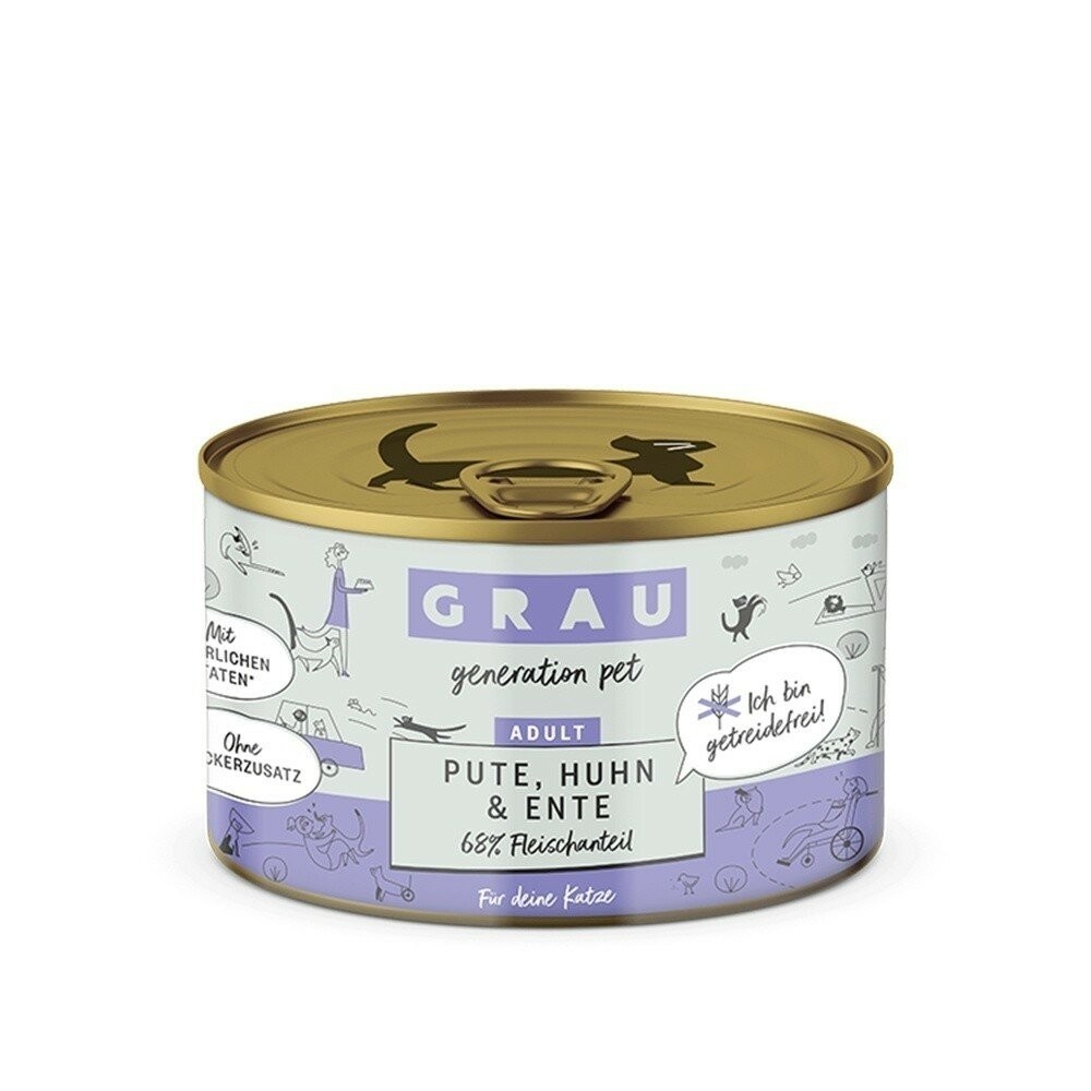 【旺生活】GRAU灰樂-經典主食貓罐 200G/400G 寵物罐頭 貓主食罐 經典主食 貓罐 德罐-規格圖9