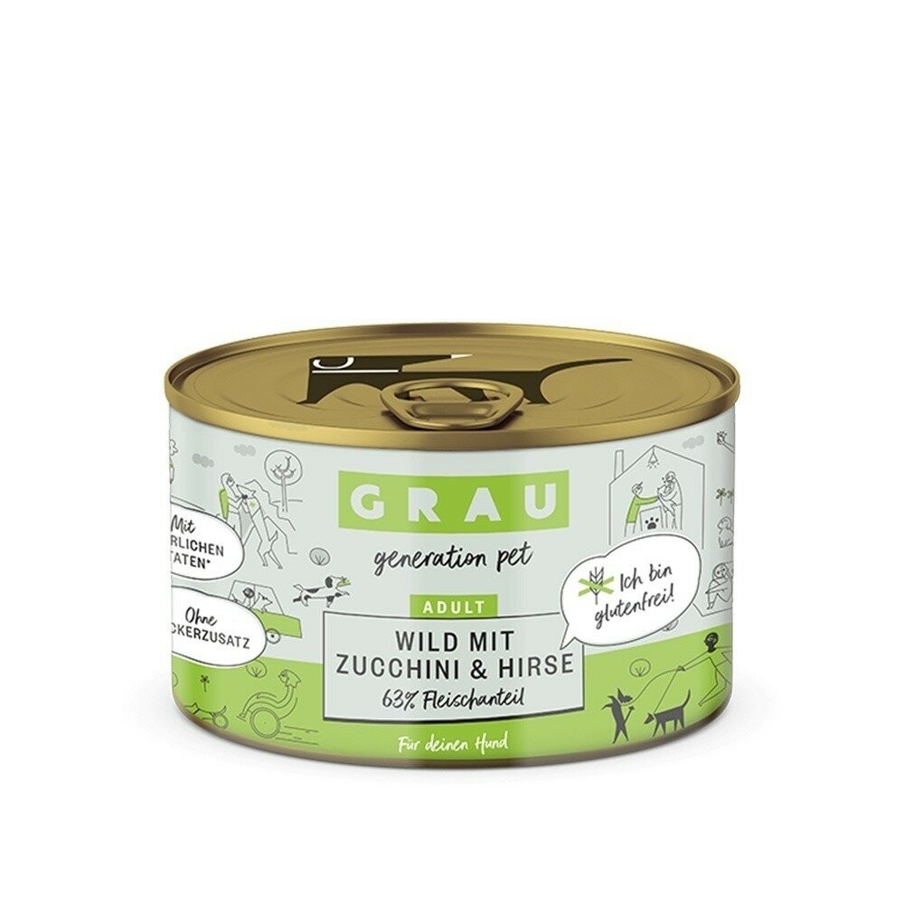 【旺生活】GRAU灰樂 經典主食犬罐 寵物罐頭 狗狗罐頭 主食罐 200G/400G 狗主食罐 德罐-規格圖9