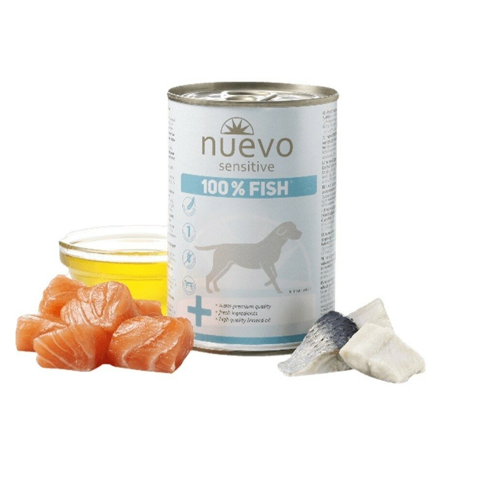 【旺生活】NUEVO新歡-純享低敏犬罐系列 犬罐 狗主食罐 低敏罐頭 375G/400G 德國製造-規格圖7