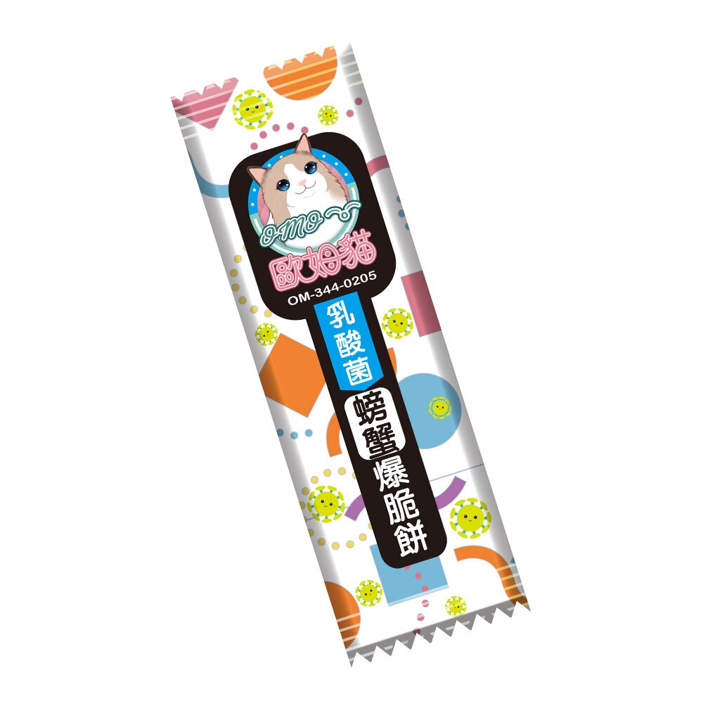 【旺生活】ARMONTO 歐姆貓 OhMyCat 乳酸菌爆脆餅 20g-80g 貓零食 貓餅乾 寵物點心 寵物零食-規格圖7