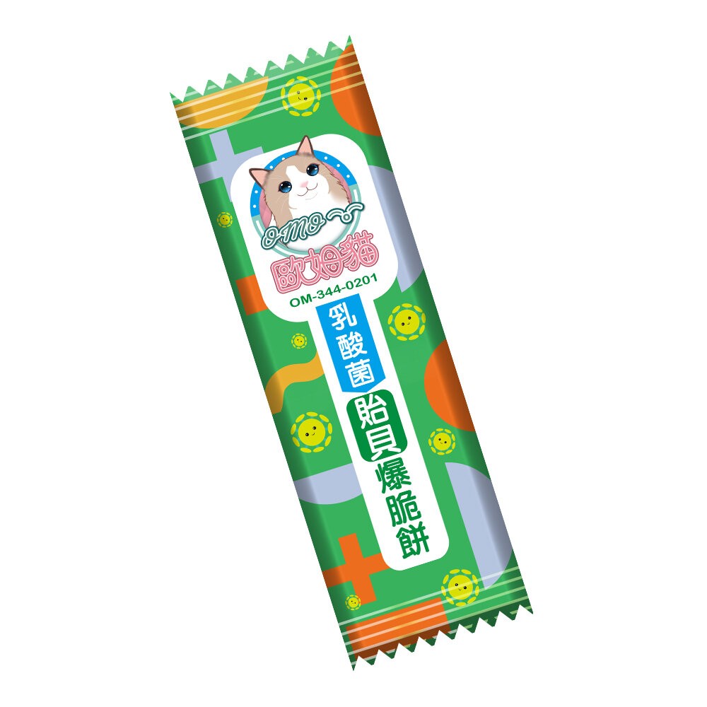 【旺生活】ARMONTO 歐姆貓 OhMyCat 乳酸菌爆脆餅 20g-80g 貓零食 貓餅乾 寵物點心 寵物零食-規格圖7