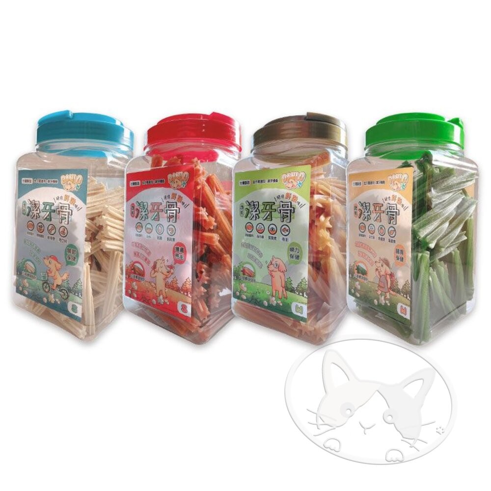 【旺生活】DANLO 丹露 機能潔牙骨 1000g/桶裝 狗零食 潔牙骨 犬用零食 寵物零食-細節圖2
