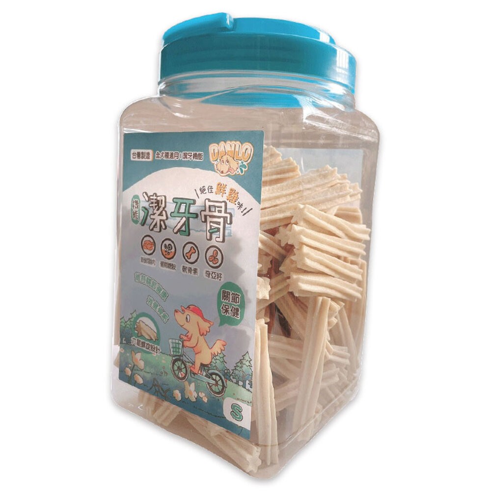 【旺生活】DANLO 丹露 機能潔牙骨 1000g/桶裝 狗零食 潔牙骨 犬用零食 寵物零食-規格圖7