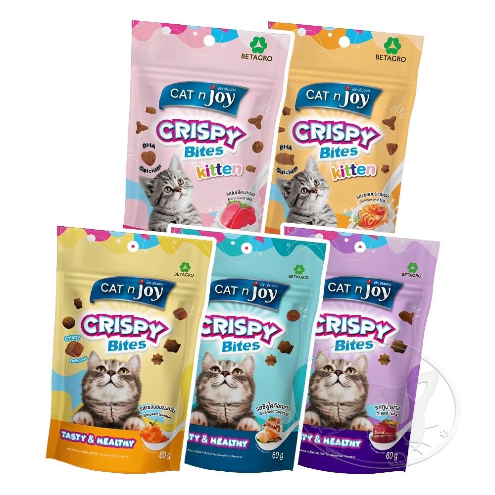 【旺生活】喵饗 喵響 貓咪脆餅 寵物零食 貓零食 餅乾 獎勵點心 60g 貓咪餅乾 海鮮口味-細節圖2