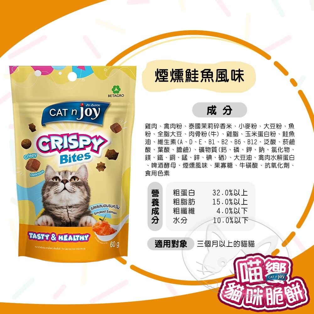 【旺生活】喵饗 喵響 貓咪脆餅 寵物零食 貓零食 餅乾 獎勵點心 60g 貓咪餅乾 海鮮口味-細節圖8