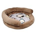 【WangLife】INS風印花圓沙發寵物床 寵物睡墊 寵物床 沙發床 圓沙發-規格圖8