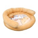 【WangLife】INS風印花圓沙發寵物床 寵物睡墊 寵物床 沙發床 圓沙發-規格圖8