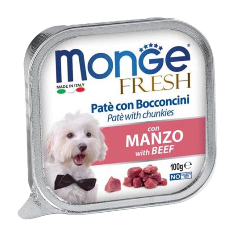 【旺生活】Monge 瑪恩吉 倍愛滿滿主食犬餐盒 100g/盒 倍愛滿滿 狗罐頭 寵物罐頭-規格圖8