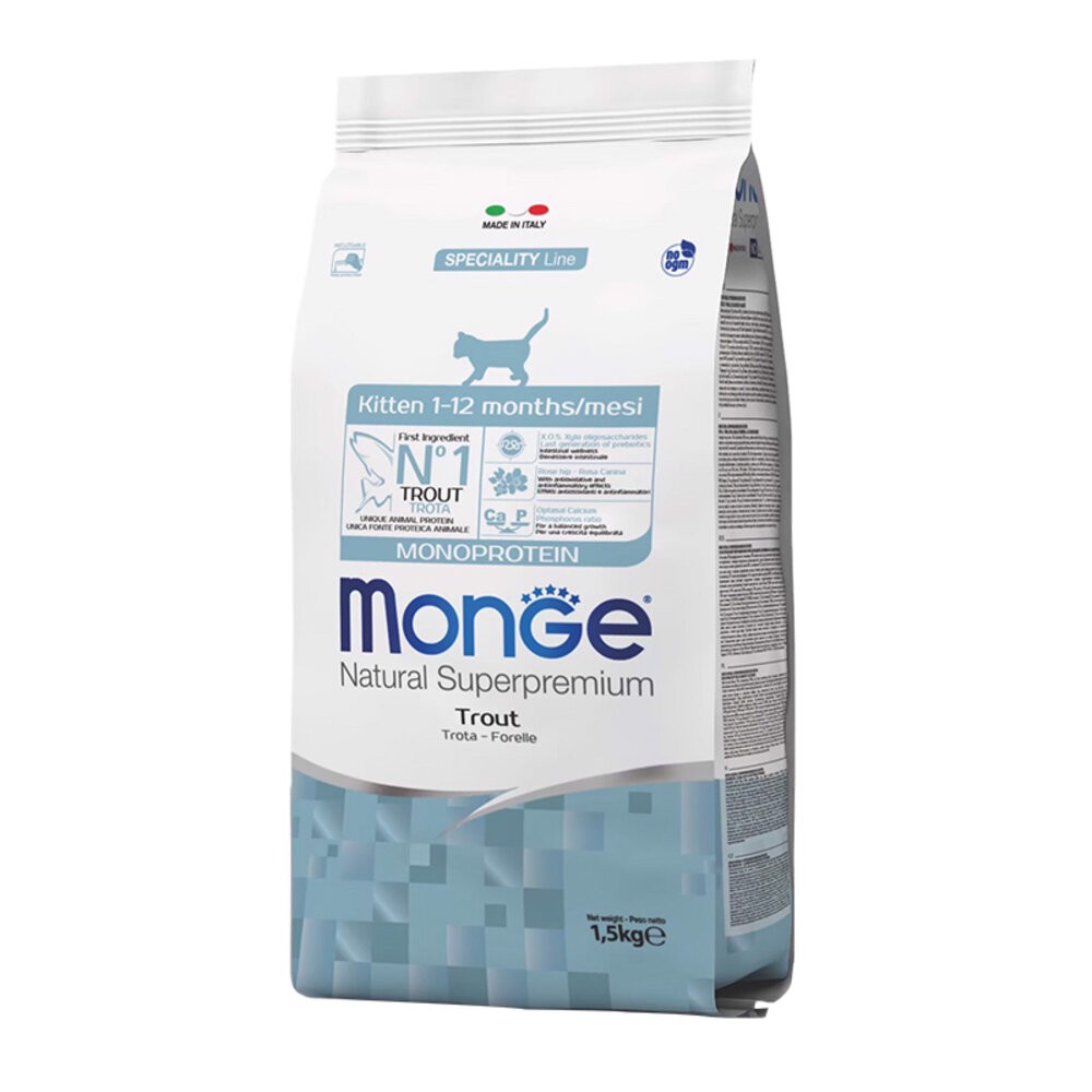 【旺生活】瑪恩吉 MONGE 天然無穀全能系列 貓飼料 1.5kg/400g 無穀全齡糧 天然無穀貓糧-規格圖8