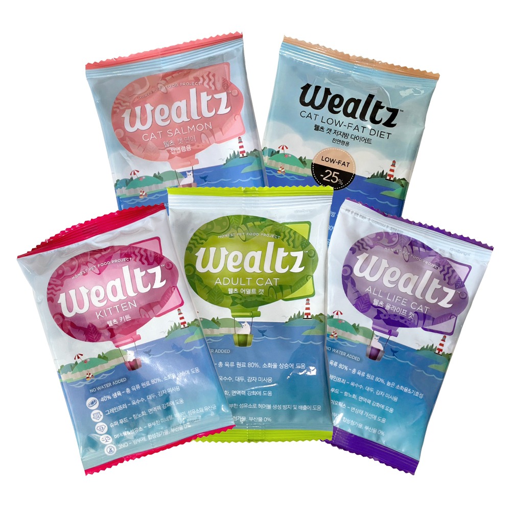 【WangLife】Wealtz 維爾滋 嘗鮮包 40g 寵物飼料 貓糧 低脂高纖/成貓/幼貓/全齡貓 貓乾糧-細節圖2