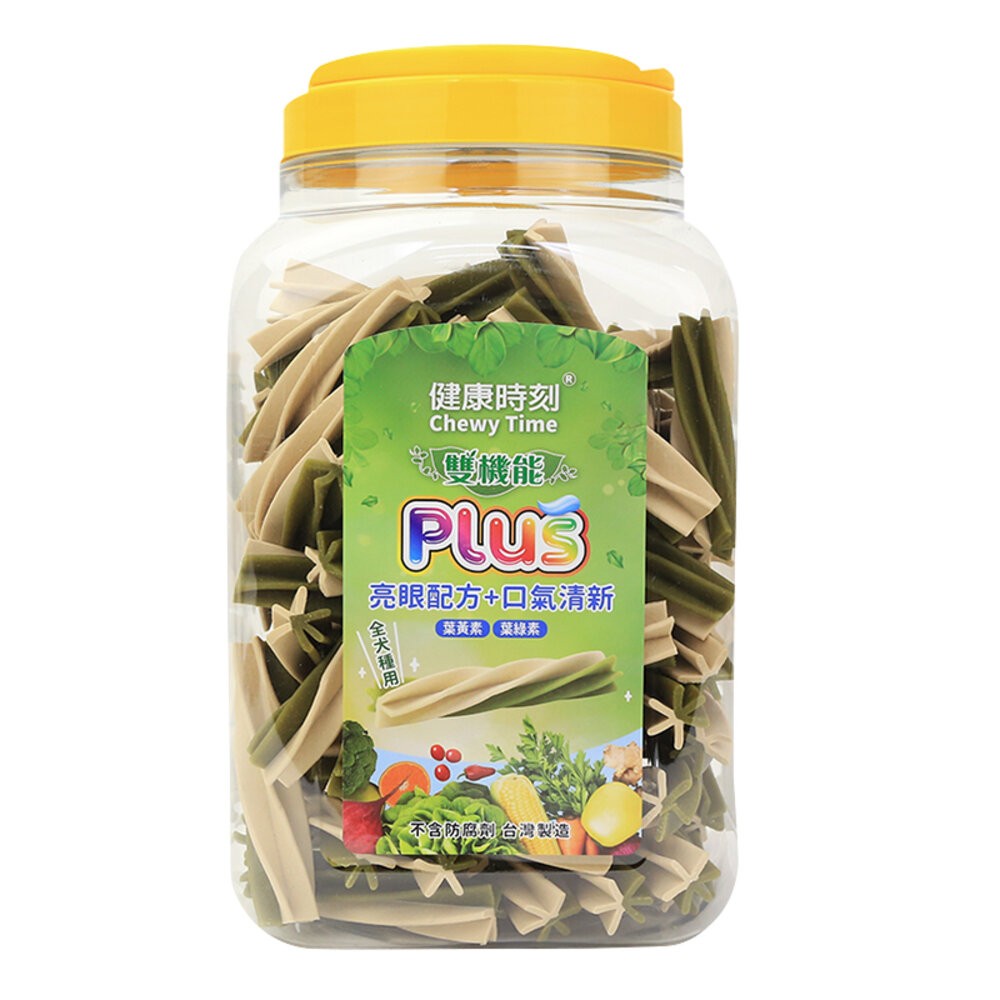 【旺生活】健康時刻 螺旋多效潔牙骨 全犬種桶裝/小型犬桶裝/雙機能桶裝  家庭號桶裝 潔牙骨-規格圖6