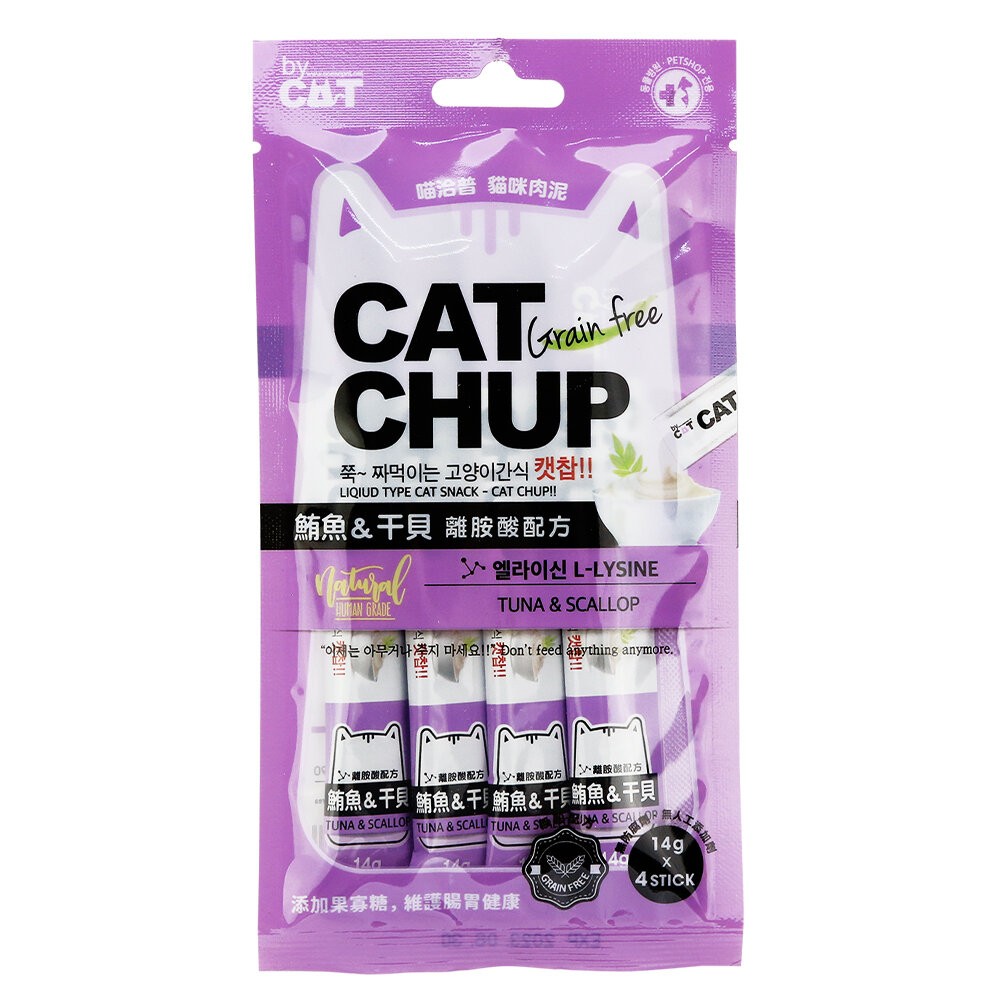 【旺生活】韓國 喵洽普Cat Chup 貓肉泥 無穀 機能肉泥 貓零食 寵物零食 寵物點心-規格圖10