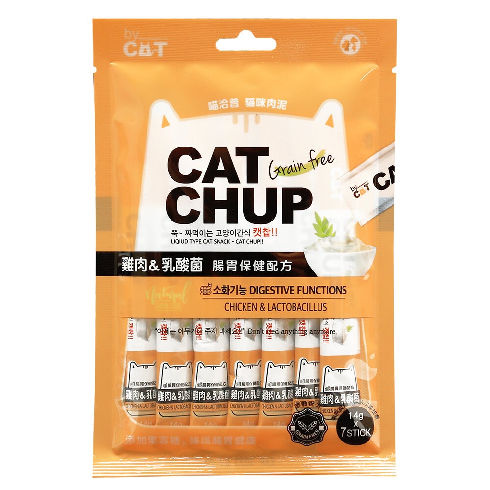【旺生活】韓國 喵洽普Cat Chup 貓肉泥 無穀 機能肉泥 貓零食 寵物零食 寵物點心-規格圖10