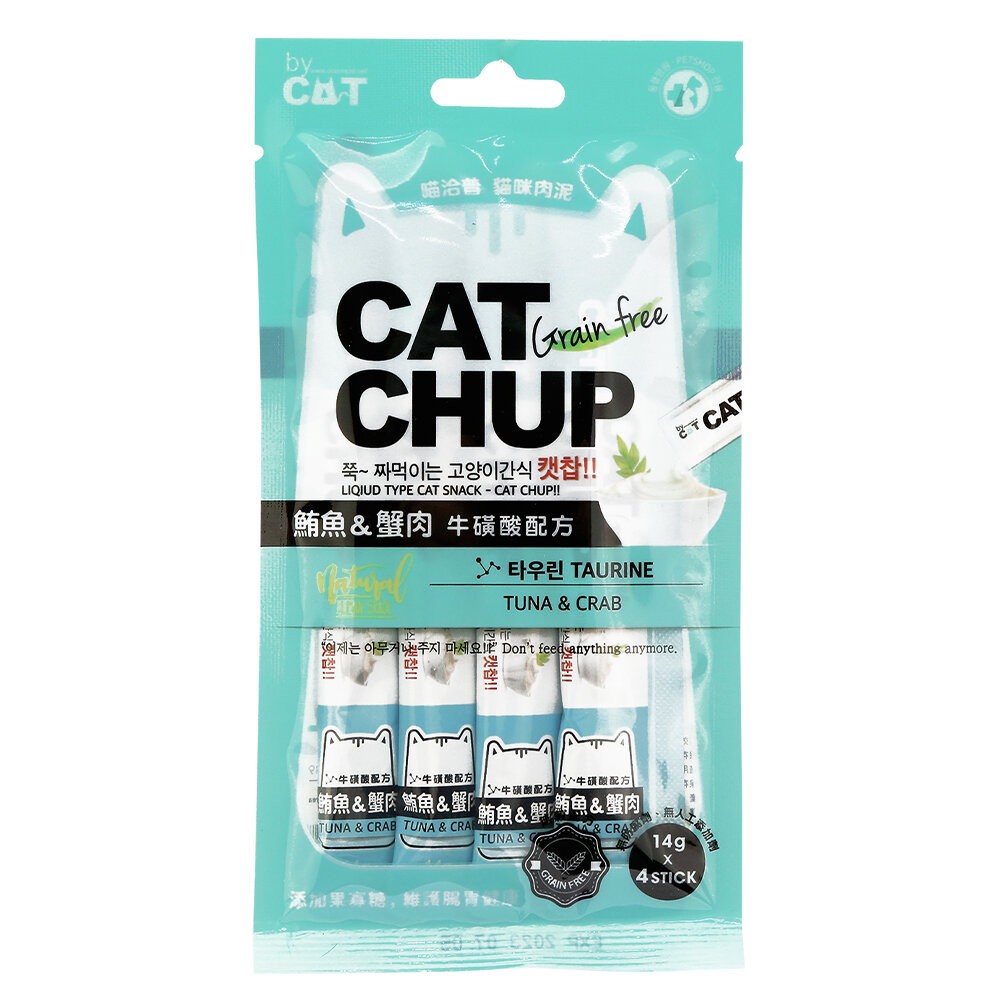 【旺生活】韓國 喵洽普Cat Chup 貓肉泥 無穀 機能肉泥 貓零食 寵物零食 寵物點心-規格圖10