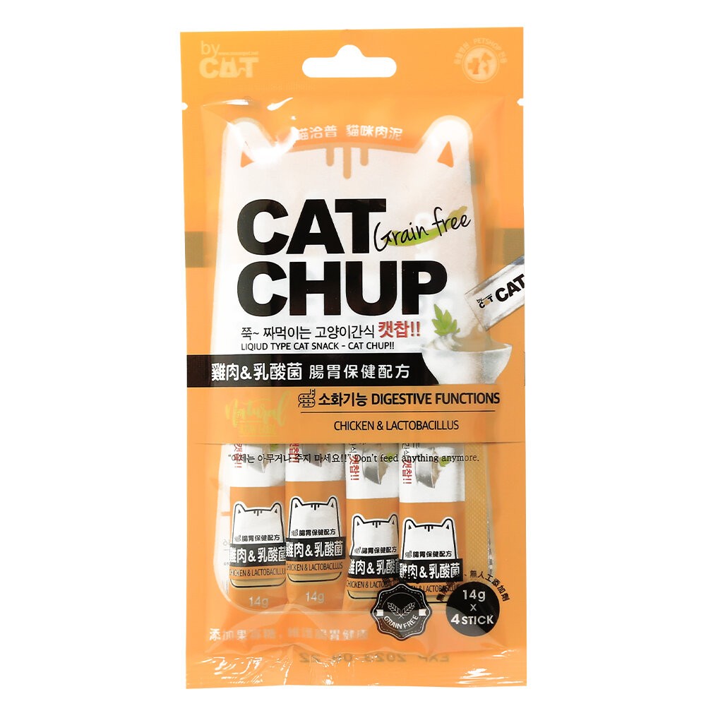 【旺生活】韓國 喵洽普Cat Chup 貓肉泥 無穀 機能肉泥 貓零食 寵物零食 寵物點心-規格圖10