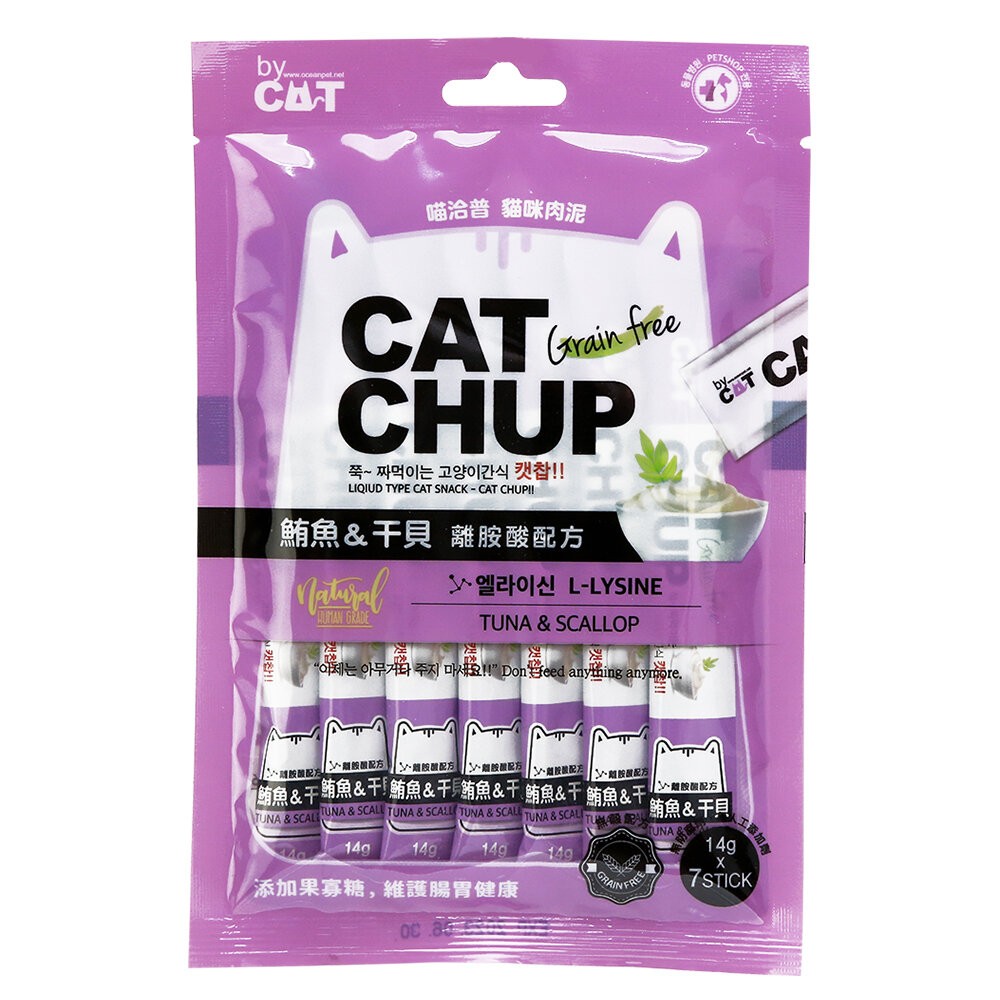 【旺生活】韓國 喵洽普Cat Chup 貓肉泥 無穀 機能肉泥 貓零食 寵物零食 寵物點心-規格圖10
