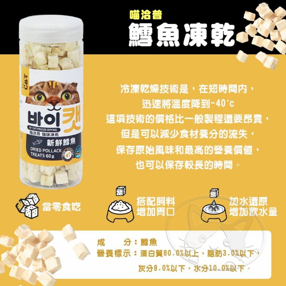 【旺生活】喵洽普 By Cat 凍乾美食系列 貓咪點心 寵物零食 貓凍乾 貓零食-細節圖6