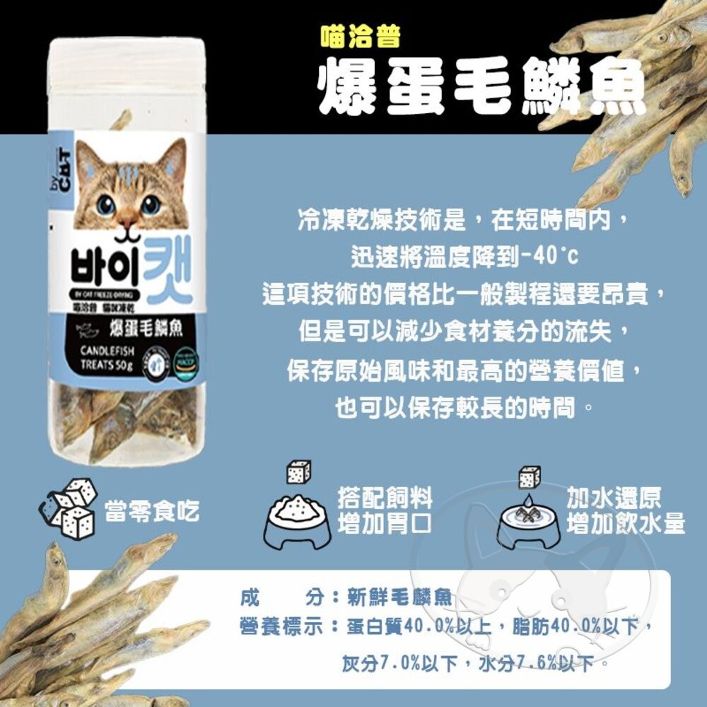 【旺生活】喵洽普 By Cat 凍乾美食系列 貓咪點心 寵物零食 貓凍乾 貓零食-細節圖10