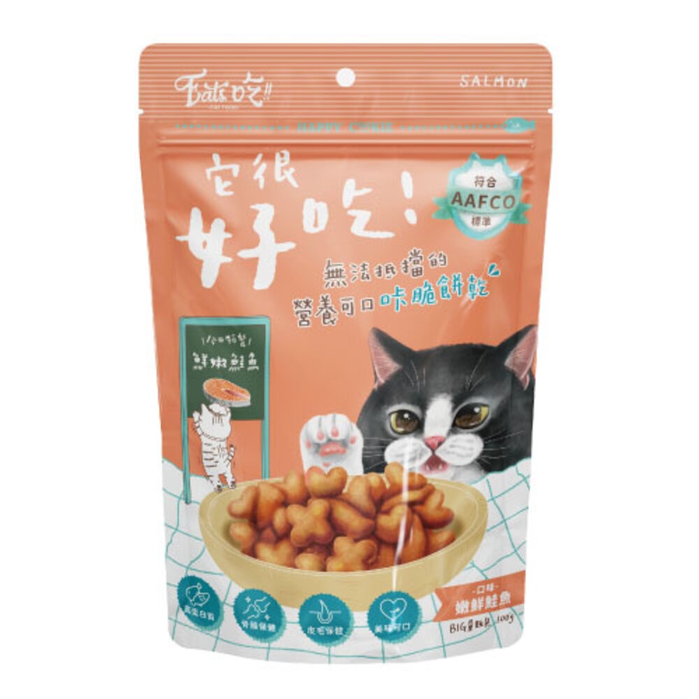 【旺生活】易特廚 Eats吃 快樂時光 咔脆餅乾 寵物零食 貓餅乾 貓零食 寵物餅乾-規格圖10